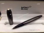 MontBlanc Daniel Defoe Replica Rollerball Pen Black Barrel & Black Feather Clip
